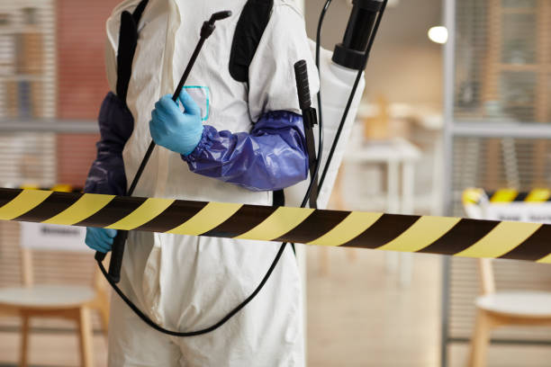 Professional Infectious Disease Decontamination technician working in Kendleton, TX